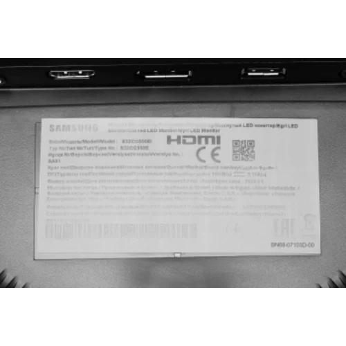 Монитор Samsung 32" Odyssey G5 S32CG550EI черный VA LED 1ms 16:9 HDMI матовая 300cd 178гр/178гр 2560