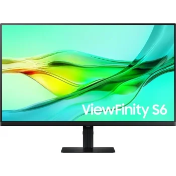 Монитор Samsung 32" ViewFinity S6 S32D604UAIXCI черный IPS LED 5ms 16:9 HDMI матовая HAS Piv 1000:1