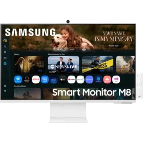 Монитор Samsung 32" S32FM803UIXCI белый VA LED 4ms 16:9 HDMI M/M матовая HAS Piv 3000:1 400cd 178гр/