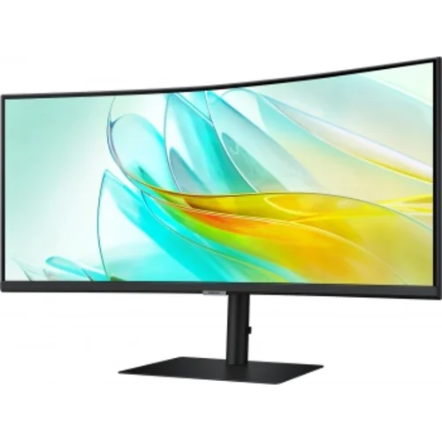 Монитор Samsung 34" ViewFinity S6 S34C650UAIXCI черный VA LED 5ms 21:9 HDMI M/M полуматовая 350cd 17