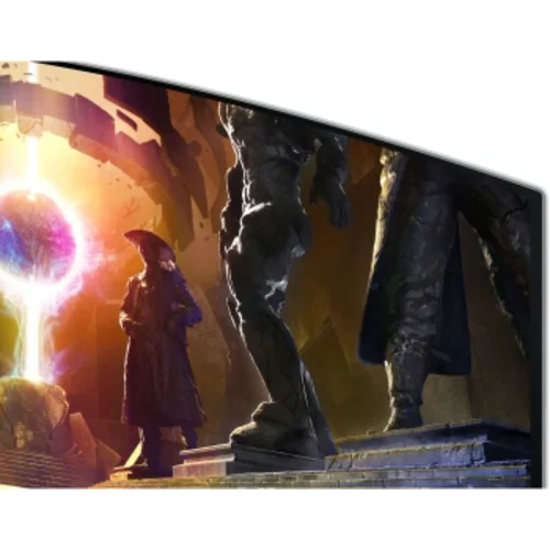 Монитор Samsung 34" S34DG852SMXUE серебристый OLED LED 21:9 M/M полуматовая HAS 250cd 178гр/178гр 34