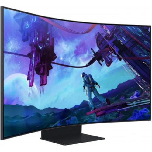 Монитор Samsung 55" Odyssey Ark S55CG97WNI черный VA LED 16:9 HDMI M/M матовая HAS Piv 600cd 178гр/1
