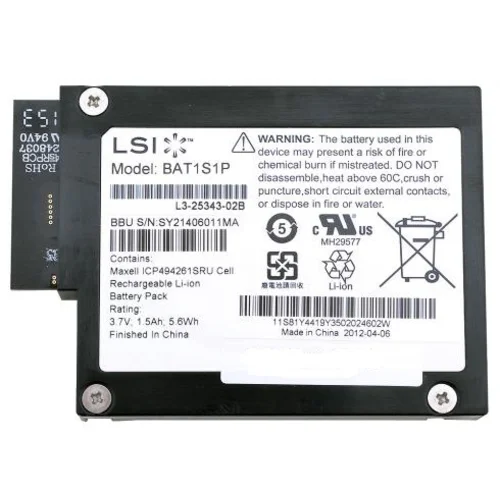 Батарея аварийного питания кэш-памяти для 9280/9261/9260