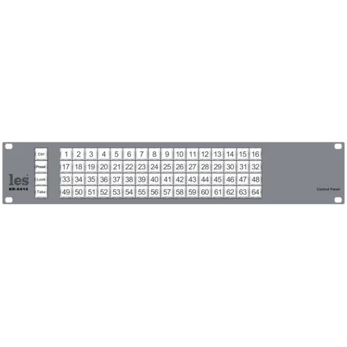 Панель управления 68-и кнопочная для матричных коммутаторов Les KR-6414