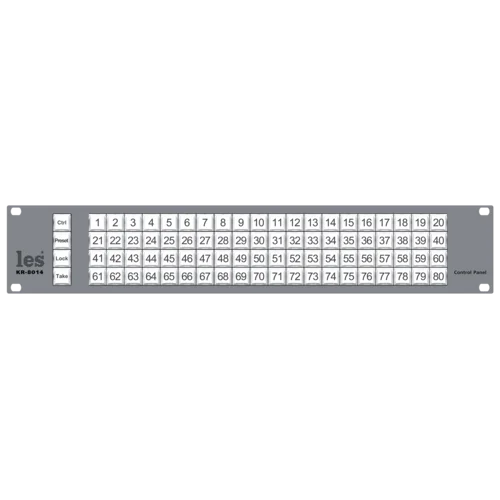Панель управления 84-х кнопочная для матричных коммутаторов Les KR-8014