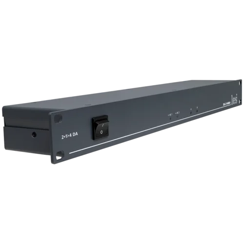 Усилитель-распределитель 2-x канальный 1 в 4 для 3G/HD/SD-SDI и DVB-ASI сигналов