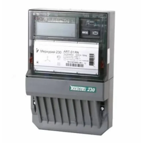 Счетчик "Меркурий" 230 АRT-03 PQRSIDN 5-7.5А, 0.5S/1.0класс, многотарифный, IrDA RS485 ЖКИ