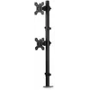 Кронштейн для мониторов ЖК Buro M063 черный 17"-27" макс.8кг крепление к столешнице поворот и наклон