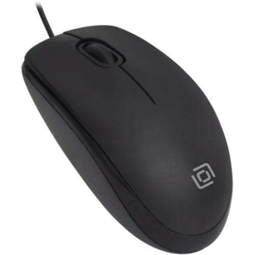 Мышь Оклик 195M for business черный оптическая (1200dpi) USB для ноутбука (3but)