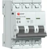 Выключатель автоматический модульный 3п C 4А 6кА ВА 47-63N PROxima EKF M636304C