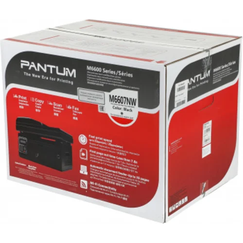 МФУ лазерный Pantum M6607NW A4 Net WiFi черный