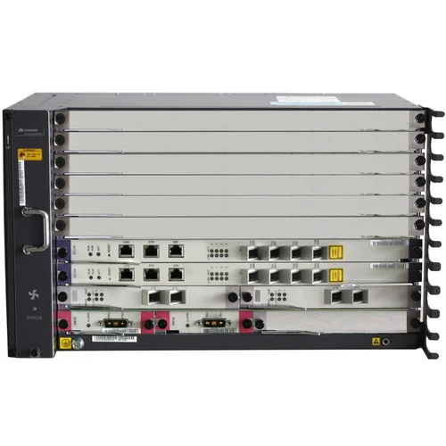 6RU шасси Huawei OLT GPON, 6 слотов для установки интерфейсных модулей, 2x10G порта