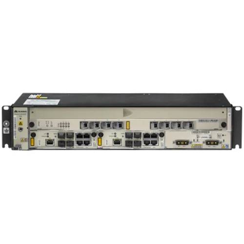 2RU шасси Huawei OLT GPON, 2 слота для установки интерфейсных модулей, 8 GPON портов, DC