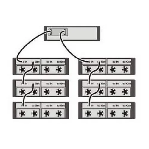 Дисковая полка Dell PowerVault MD1120 2.5" SAS 3 Гбит/с