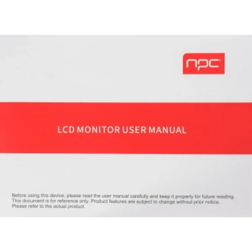 Монитор NPC 27" MD2707-K черный IPS LED 1ms 16:9 HDMI M/M матовая HAS Piv 250cd 178гр/178гр 1920x108