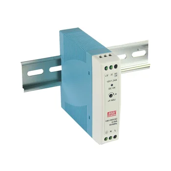 MDR-20-24 Компактный блок питания на DIN-рейку, 24В, 1А, 20Вт Mean Well