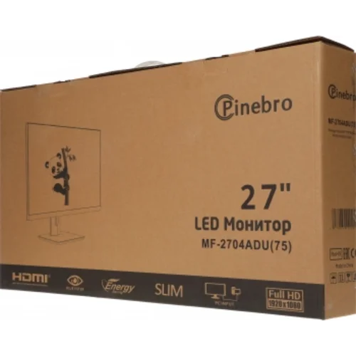 Монитор Pinebro 27" MF-2704ADU черный IPS LED 5ms 16:9 HDMI M/M матовая HAS Piv 250cd 178гр/178гр 19