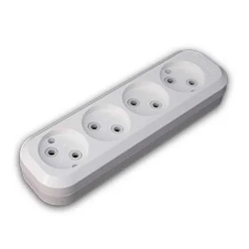 Колодка удлинителя 4-м без заземл. Makel MGP141