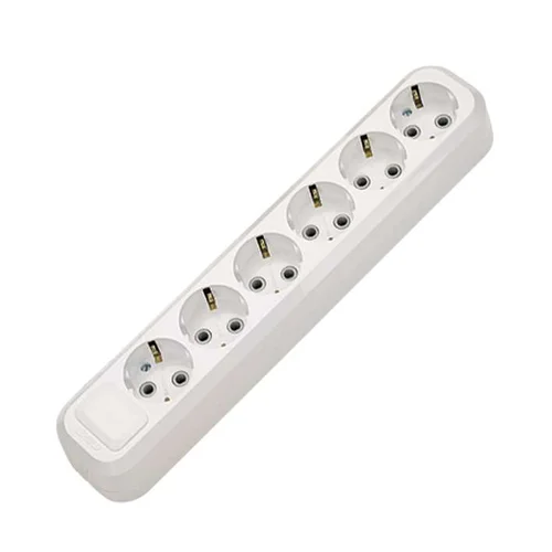 Колодка удлинителя 6-м с заземл. Makel MGP181