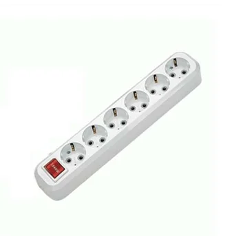 Колодка удлинителя 6-м с заземл. с выкл. Makel MGP231