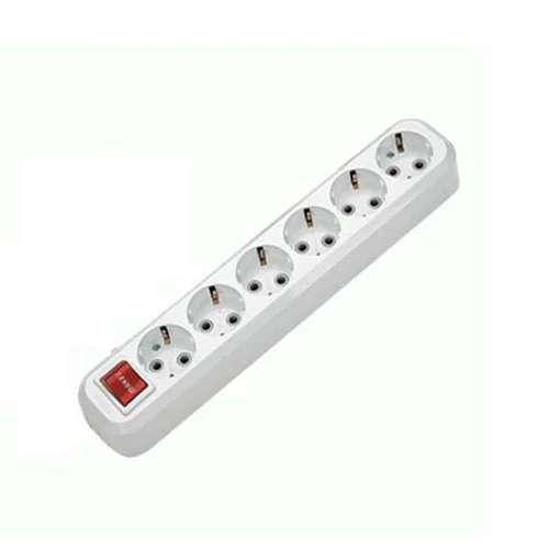 Колодка удлинителя 6-м с заземл. с выкл. Makel MGP231