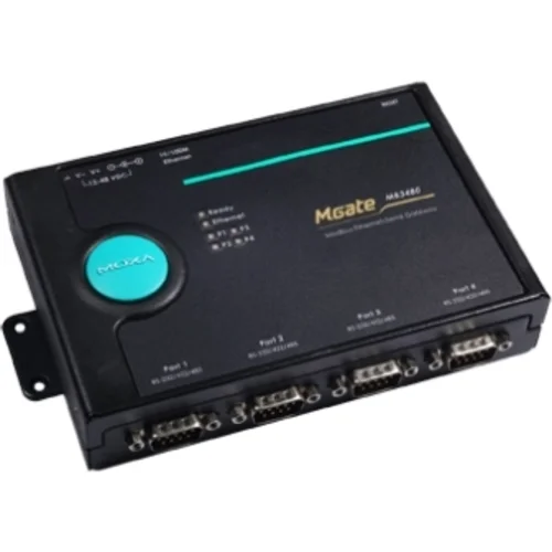 Преобразователь MGate MB3480 4-портовый преобразователь Modbus RTU/ASCII (RS-232/422/485) в Modbus TCP