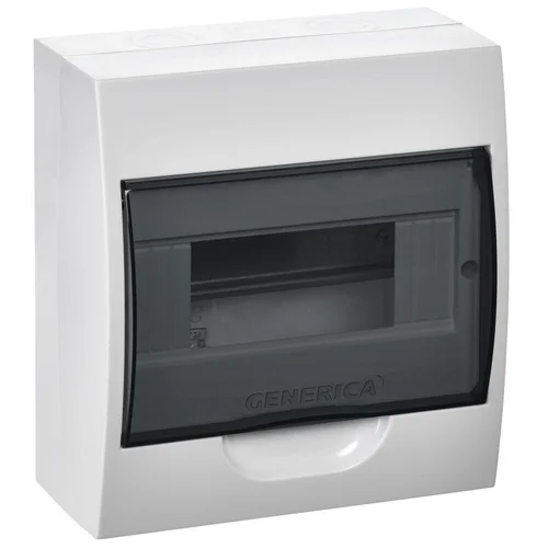 Бокс ЩРН-П-8 мод. навесной пластик IP41 GENERICA MKP12-N-08-41-G