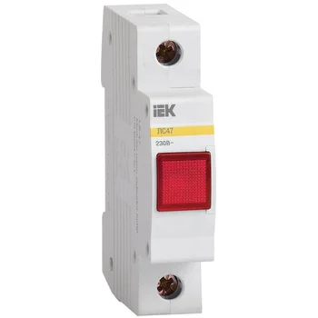 Лампа сигнальная ЛС-47 красн. IEK MLS10-230-K04