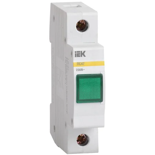 Лампа сигнальная ЛС-47 зел. IEK MLS10-230-K06