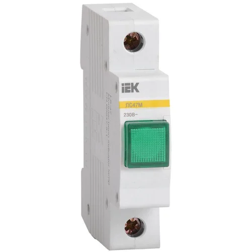 Лампа сигнальная ЛС-47М зел. IEK MLS20-230-K06