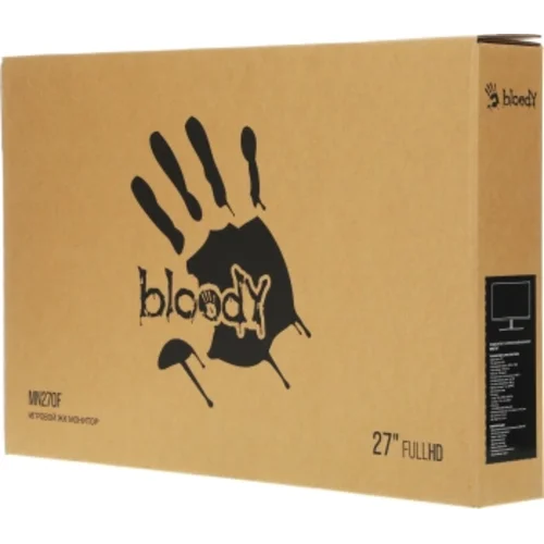 Монитор Bloody 27" MN270F черный IPS LED 1ms 16:9 HDMI M/M матовая 300cd 178гр/178гр 1920x1080 180Hz