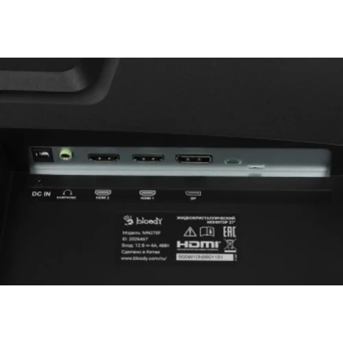 Монитор Bloody 27" MN270F черный IPS LED 1ms 16:9 HDMI M/M матовая 300cd 178гр/178гр 1920x1080 180Hz