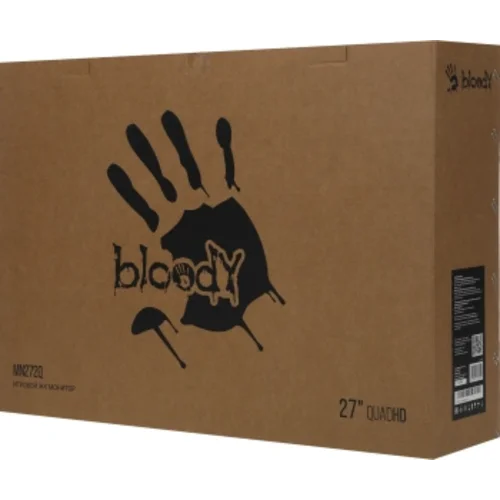 Монитор Bloody 27" MN272Q светло-серый IPS LED 1ms 16:9 HDMI M/M матовая HAS 400cd 178гр/178гр 2560x