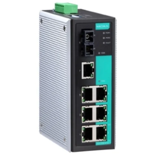 Коммутатор EDS-308-S-SC Ethernet Server 710/100BaseTx ports,1 single mode(15Km) 100Fx port