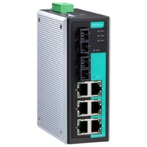 Коммутатор EDS-308-SS-SC Ethernet Server 6x10/100BaseTx ports,2 single mode(15Km) 100Fx port