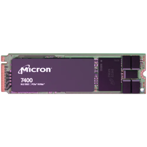 Накопитель SSD Micron 7400 PRO, PCIe M.2, 3D TLC, 3840Gb