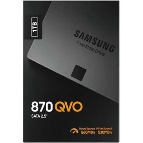 Накопитель SSD Samsung SATA-III 1TB MZ-77Q1T0BW 870 QVO 2.5"