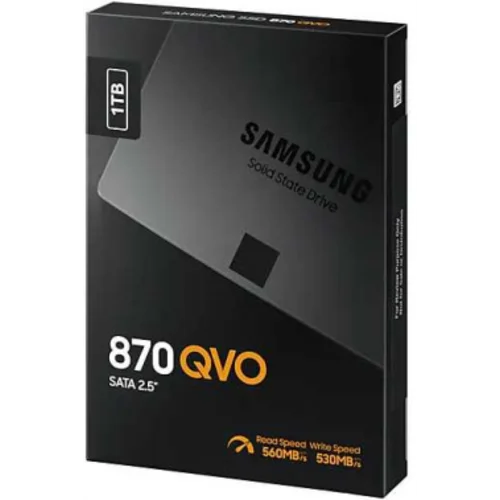 Накопитель SSD Samsung SATA-III 1TB MZ-77Q1T0BW 870 QVO 2.5"