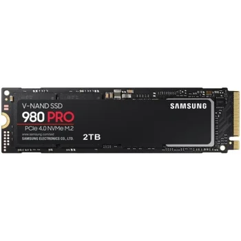 Накопитель SSD Samsung 980 PRO, PCIe M.2, NVMe, V-NAND 3-bit MLC, 2 ТБ