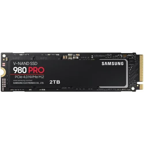 Накопитель SSD Samsung 980 PRO, PCIe M.2, NVMe, V-NAND 3-bit MLC, 2 ТБ