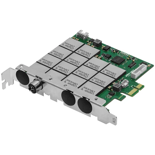 Карта 8-тюнерного приемника DVB-T/T2/C/C2 PCIe