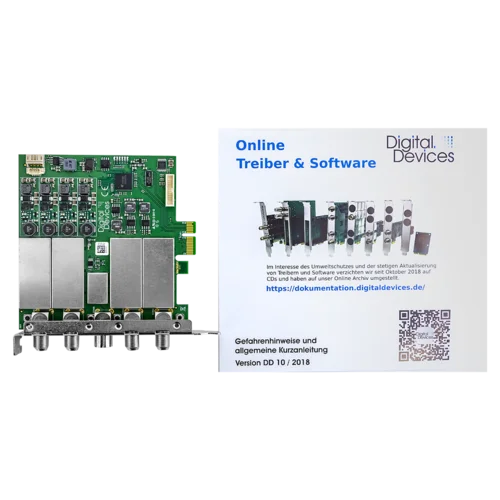 Карта 4-тюнерного приемника DVB-S/S2/C/C2/T/T2 DD Max M4