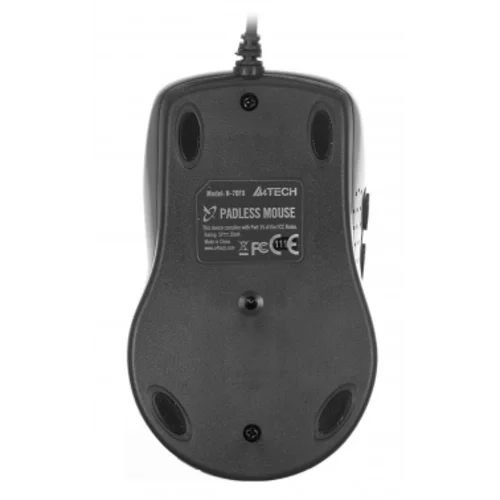 Мышь A4Tech V-Track Padless N-70FX черный оптическая (1600dpi) USB для ноутбука (7but)