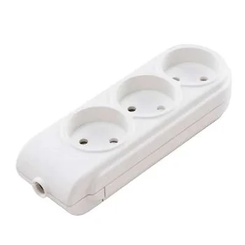Колодка удлинителя 3-м без заземл. защ. шторки Makel N3010000