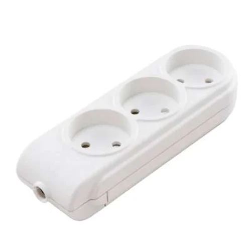 Колодка удлинителя 3-м без заземл. защ. шторки Makel N3010000