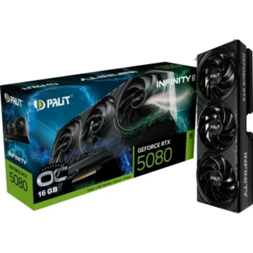 Видеокарта Palit PCI-E 5.0 PA-RTX5080 INFINITY 3 OC NVIDIA GeForce RTX 5080 16Gb 256bit GDDR7