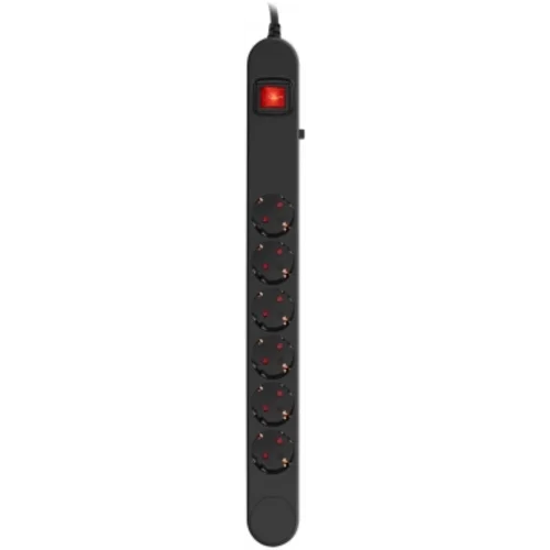 Сетевой фильтр Ippon NF-EU-3-10 3м (6 розеток) черный (коробка)