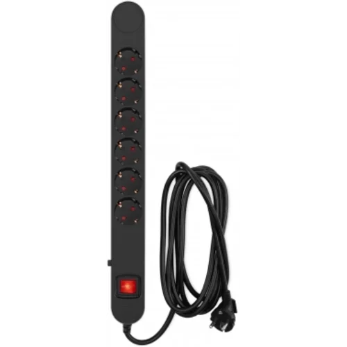 Сетевой фильтр Ippon NF-EU-3-16 3м (6 розеток) черный (коробка)