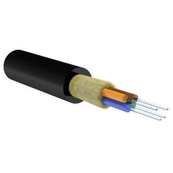 Кабель волоконно-оптический, 4 волокна, многомодовый 50/125мкм, стандарта OM2, распределительный, с плотным буфером, LSZH -40C нг(A)-HFLTx, черный