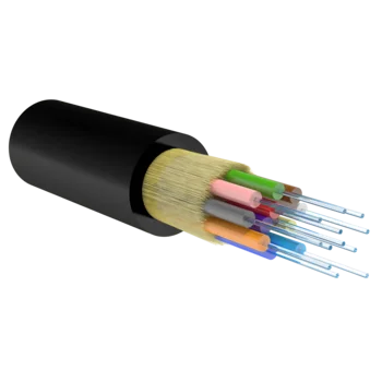 Кабель волоконно-оптический, 12 волокон, многомодовый 50/125мкм, стандарта OM3, распределительный, с плотным буфером, LSZH -40C нг(A)-HFLTx, черный